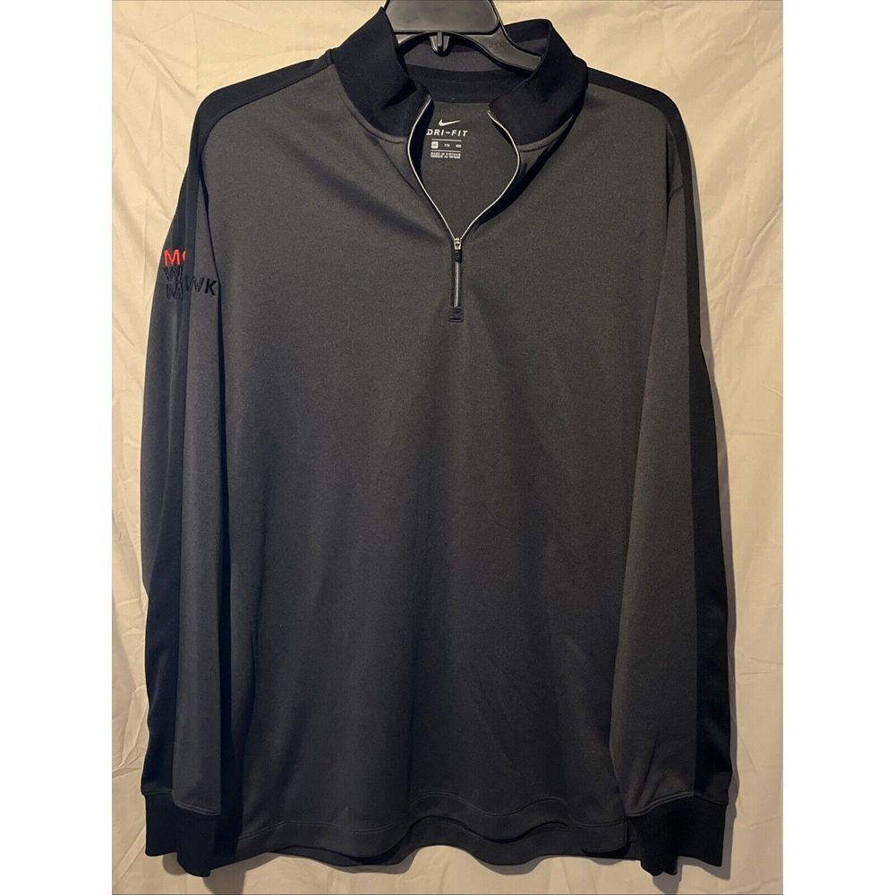 Nike Dri-Fit 1/4 Zip XXL Pull Over With Logo